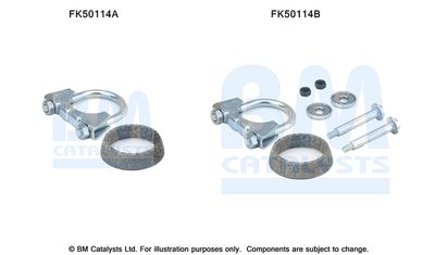 Zestaw montażowy, rura wydechowa BM CATALYSTS FK50114