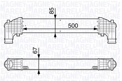 Интеркулер MAGNETI MARELLI 351319202440 для VW SHARAN