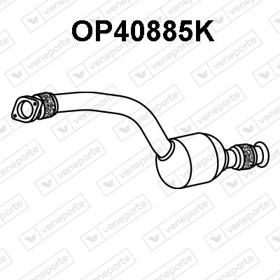 Катализатор VENEPORTE OP40885K для NISSAN INTERSTAR