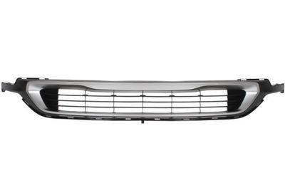 Voorbumper afdekking Voor (zilveren frame, zwart) past: TOYOTA PRIUS V W6 10.22-