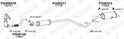 ABGASANLAGE VENEPORTE 450729