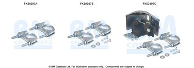Zestaw montażowy, rura wydechowa BM CATALYSTS FK50397