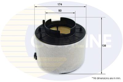 Vzduchový filtr COMLINE EAF1002