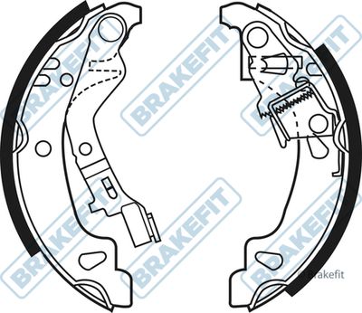 APEC Brake Shoe Set BSH1024