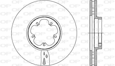 OPEN PARTS BDA2736.20 Тормозные диски для FORD TOURNEO CUSTOM V362 Автобус (F3)