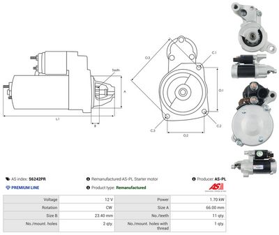 STARTER AS-PL S6242PR 4