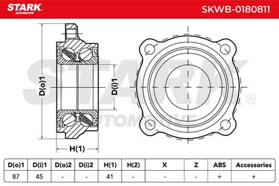 комплект колесен лагер STARK SKWB-0180811