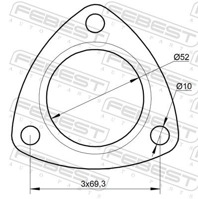 GARNITURA RACORD EVACUARE FEBEST 42492001 1