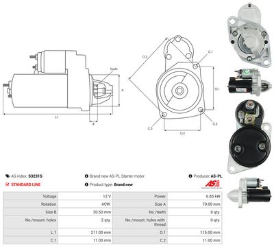 STARTER AS-PL S3231S 4