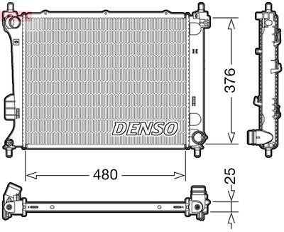 DENSO DRM41011 Радиатор охлаждения двигателя  для HYUNDAI i20 (Хендай И20)