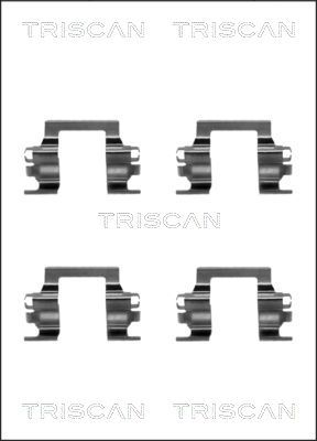 Комплектующие, колодки дискового тормоза TRISCAN 8105 601609 для ISUZU CAMPO