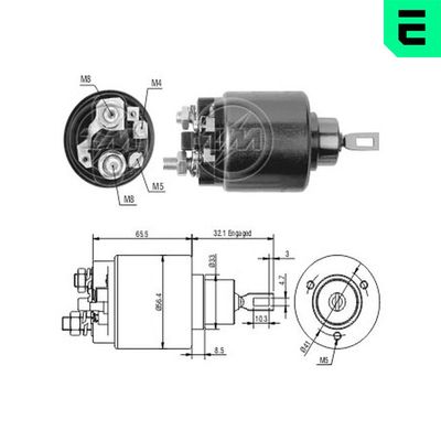 Elektromagnetický spínač, startér ERA ZM571