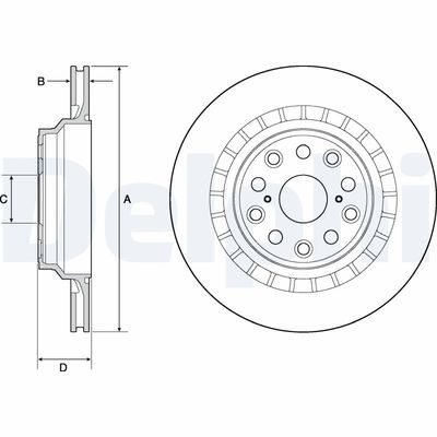BREMSSCHEIBE DELPHI BG4684C
