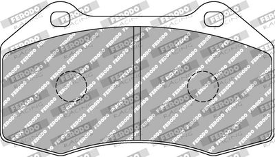 BREMSBELAGSATZ SCHEIBENBREMSE FERODO RACING FCP1667R 1