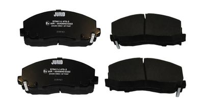 BREMSBELAGSATZ SCHEIBENBREMSE