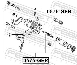 Repair Kit, brake caliper 0575-GER