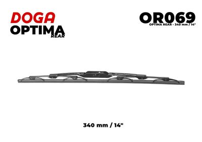 DOGA OR069 Щетка стеклоочистителя  для DAEWOO DAMAS (Деу Дамас)