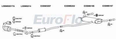 Układ wydechowy EUROFLO MICOU20D0112LHD