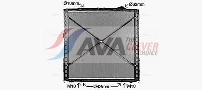 Radiateur AVA QUALITY COOLING DF2098