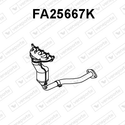 Катализатор коллектора VENEPORTE FA25667K для LANCIA YPSILON