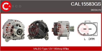 GENERATOR / ALTERNATOR CASCO CAL15583GS