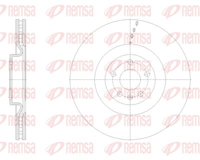 REMSA 62113.10 Гальмівні диски 