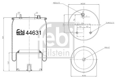 FEBI BILSTEIN Federbalg, Luftfederung