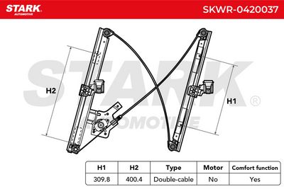 стъклоподемник STARK SKWR-0420037