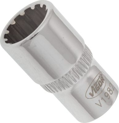 Vigor V1982 Nástrčná hlavice s multiprofilem 9mm 1/4"