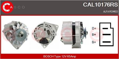 GENERATOR / ALTERNATOR CASCO CAL10176RS