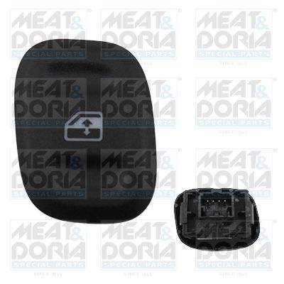 Выключатель, стеклолодъемник MEAT & DORIA 26254 для FIAT PANDA