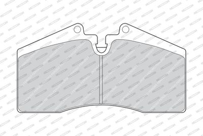 BREMSBELAGSATZ SCHEIBENBREMSE FERODO FDB560 1