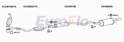 Układ wydechowy EUROFLO VLAST19D1001H