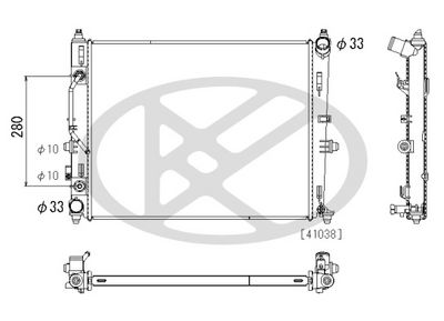 Radiator, racire motor Koyorad PL513472