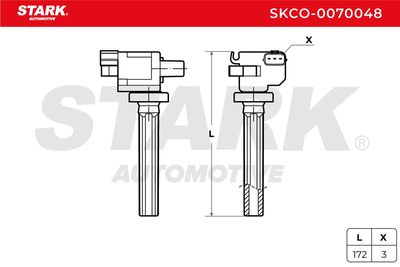 запалителна бобина STARK SKCO-0070048