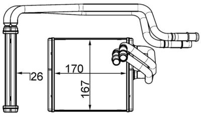 MAHLE Wärmetauscher, Innenraumheizung