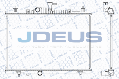 JDEUS M-023119A Радиатор охлаждения двигателя  для RENAULT KOLEOS (Рено Kолеос)