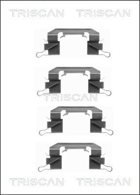 Комплектующие, колодки дискового тормоза TRISCAN 8105 141596 для NISSAN MURANO