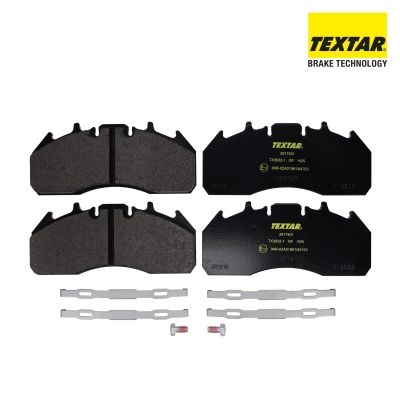 Remblokken set Achter/Voor MERITOR ELSA 225-3 past: RVI C, D, MAGNUM, MIDLUM, PREMIUM 2  VOLVO FE, FE II, FH, FH II, FH III, FH16, FH16 II, FH16 III, FM, FM II, FM III D11A-330-MDS2043A 10.04-