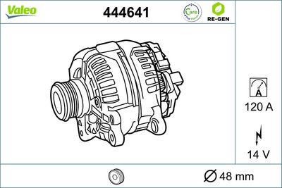 генератор VALEO 444641