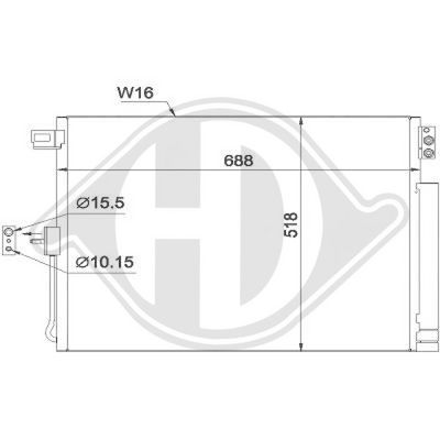KONDENSATOR KLIMAANLAGE