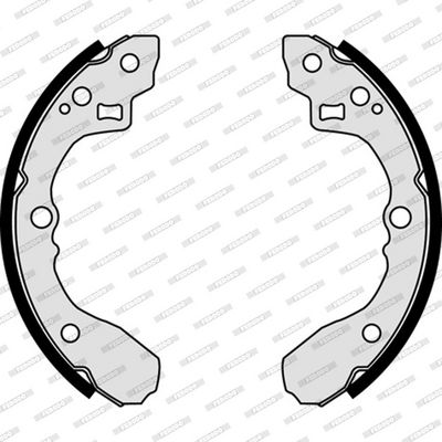 SET SABOTI FRANA FERODO FSB612 2