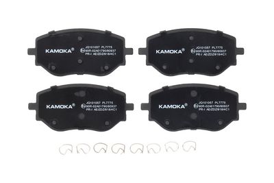 комплект спирачно феродо, дискови спирачки KAMOKA