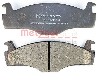 BREMSBELAGSATZ SCHEIBENBREMSE METZGER AUTOTEILE 1170103 2