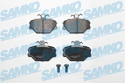 Комплект тормозных колодок, дисковый тормоз SAMKO 5SP916 для FSO POLONEZ