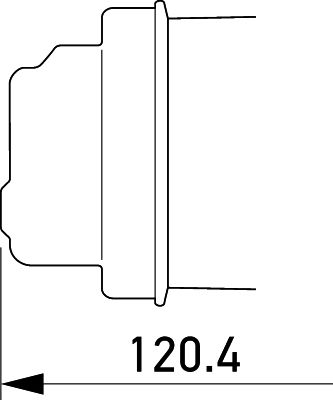 Vorschau Kappe, Fernscheinwerfer Ansicht 2