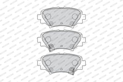 BREMSBELAGSATZ SCHEIBENBREMSE FERODO FDB4700 1