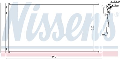 CONDENSATOR CLIMATIZARE NISSENS 940118 2