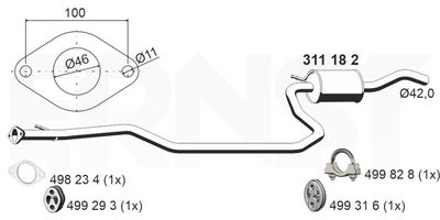 MITTELSCHALLDäMPFER