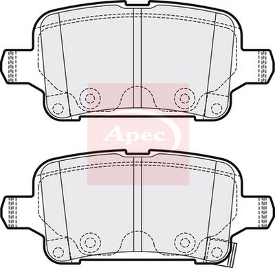 APEC Brake Pad Set, disc brake PAD2126